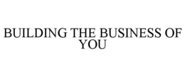 BUILDING THE BUSINESS OF YOU trademark