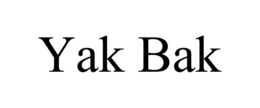 YAK BAK trademark