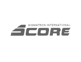 SIGMATRON INTERNATIONAL SCORE trademark