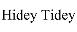 HIDEY TIDEY trademark