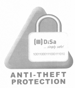 DISA  ...SIMPLY SAFE! ANTI-THEFT PROTECTION trademark