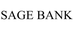 SAGE BANK trademark