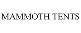 MAMMOTH TENTS trademark