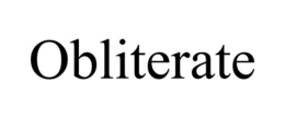 OBLITERATE trademark