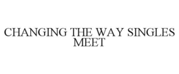 CHANGING THE WAY SINGLES MEET trademark