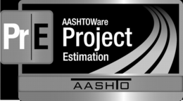 PR E AASHTOWARE PROJECT ESTIMATION AASHTO trademark