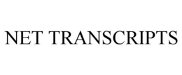 NET TRANSCRIPTS trademark