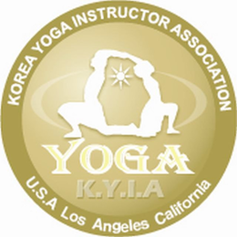 YOGA K.Y.I.A KOREA YOGA INSTRUCTOR ASSOCIATION U.S.A LOS ANGELES CALIFORNIA trademark