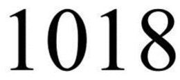 1018 trademark