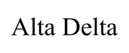 ALTA DELTA trademark