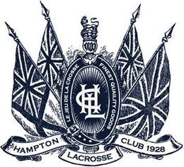HAMPTON LACROSSE CLUB 1928 LE JEU DE LACROSSE FINEST QUALITY GOODS HLC trademark