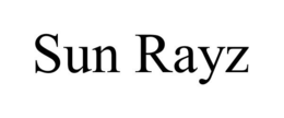 SUN RAYZ trademark