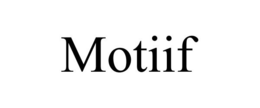 MOTIIF trademark