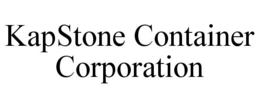 KAPSTONE CONTAINER CORPORATION trademark