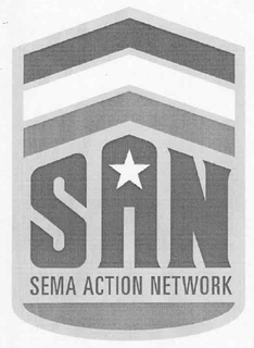 SAN SEMA ACTION NETWORK trademark