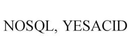 NOSQL, YESACID trademark