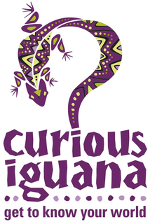 CURIOUS IGUANA GET TO KNOW YOUR WORLD trademark