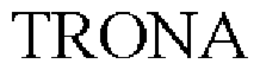 TRONA trademark