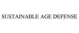 SUSTAINABLE AGE DEFENSE trademark