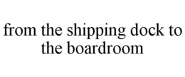 FROM THE SHIPPING DOCK TO THE BOARDROOM trademark