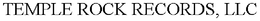 TEMPLE ROCK RECORDS, LLC trademark