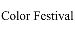 COLOR FESTIVAL trademark