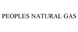 PEOPLES NATURAL GAS trademark