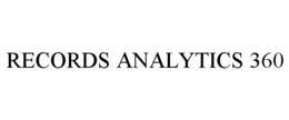 RECORDS ANALYTICS 360 trademark