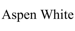 ASPEN WHITE trademark