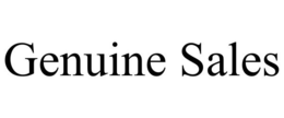 GENUINE SALES trademark