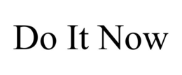 DO IT NOW trademark