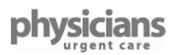 PHYSICIANS URGENT CARE trademark