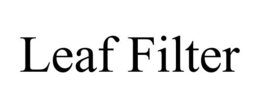 LEAF FILTER trademark