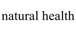 NATURAL HEALTH trademark