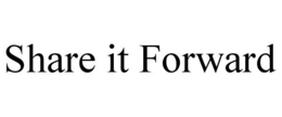 SHARE IT FORWARD trademark