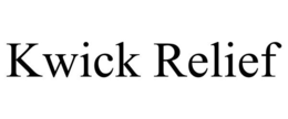 KWICK RELIEF trademark
