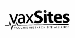 VAXSITES VACCINE RESEARCH SITE ALLIANCE trademark