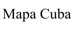 MAPA CUBA trademark