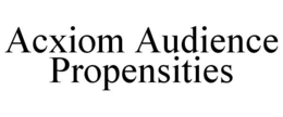 ACXIOM AUDIENCE PROPENSITIES trademark