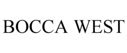 BOCCA WEST trademark