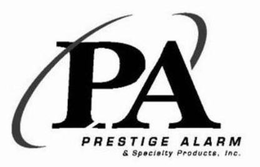 PA PRESTIGE ALARM & SPECIALTY PRODUCTS, INC. trademark