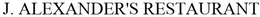 J. ALEXANDER'S RESTAURANT trademark
