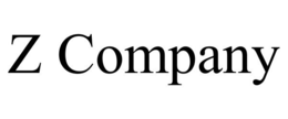 Z COMPANY trademark