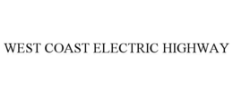 WEST COAST ELECTRIC HIGHWAY trademark