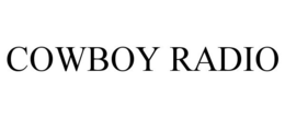 COWBOY RADIO trademark