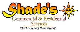 SHADE'S COMMERCIAL & RESIDENTIAL SERVICES "QUALITY SERVICE YOU DESERVE" trademark