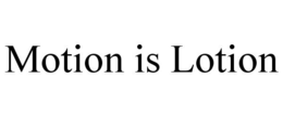 MOTION IS LOTION trademark
