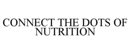 CONNECT THE DOTS OF NUTRITION trademark