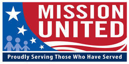 MISSION UNITED PROUDLY SERVING THOSE WHO HAVE SERVED trademark