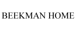 BEEKMAN HOME trademark